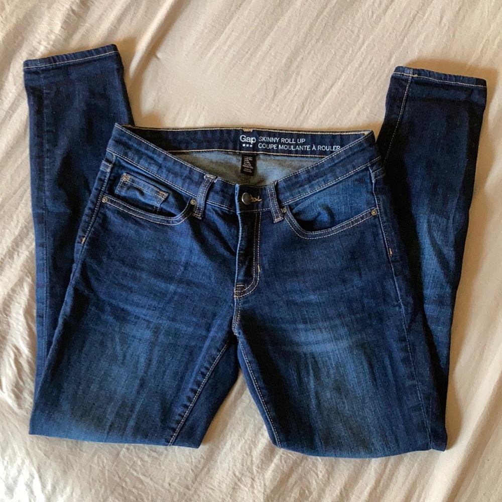Gap Skinny Roll Up Jeans